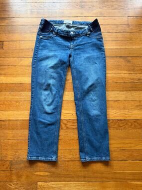 GAP Maternity Crop Jeans sz 4R/27 (expands to 32")